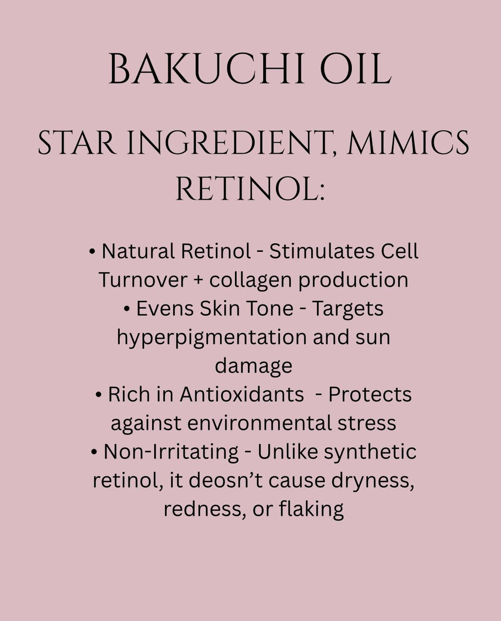 Facial Oil with Retinol Alternative-Bakuchi Oil- get glowing skin