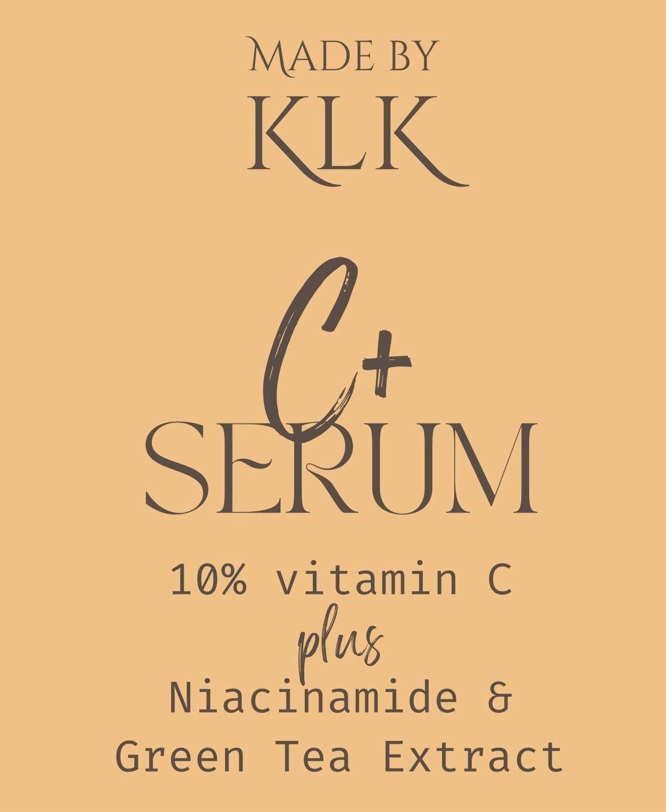 10% Vitamin C Serum + Niacinamide/Green Tea Extract