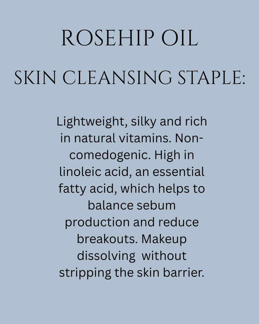 Facial Cleansing Oil-Gentle, Non-Comedogenic, Clearer Skin