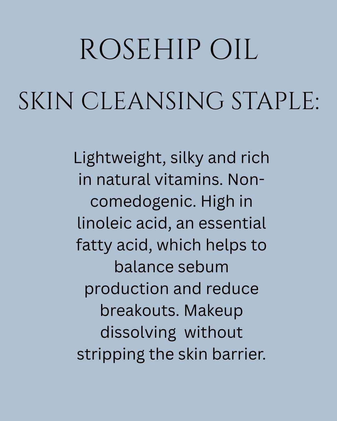 Facial Cleansing Oil-Gentle, Non-Comedogenic, Clearer Skin