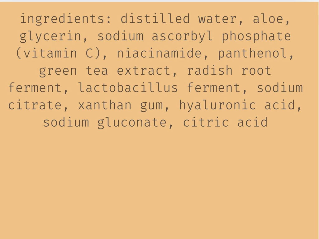 10% Vitamin C Serum + Niacinamide/Green Tea Extract